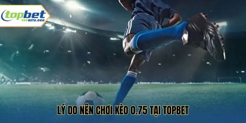 Lý do nên chơi kèo 0.75 tại Topbet